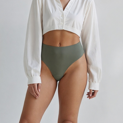 High-Rise Invisible Camel Toe Thong