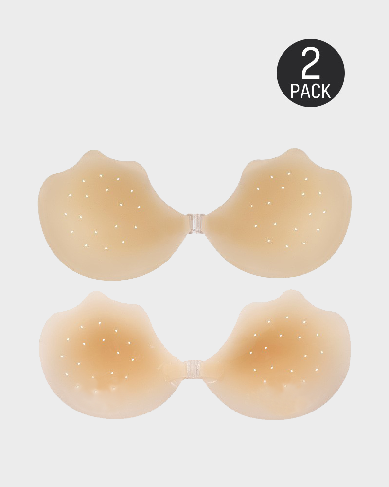 Breathable Silicone Self-Adhesive Invisible Bra (2 Pack)