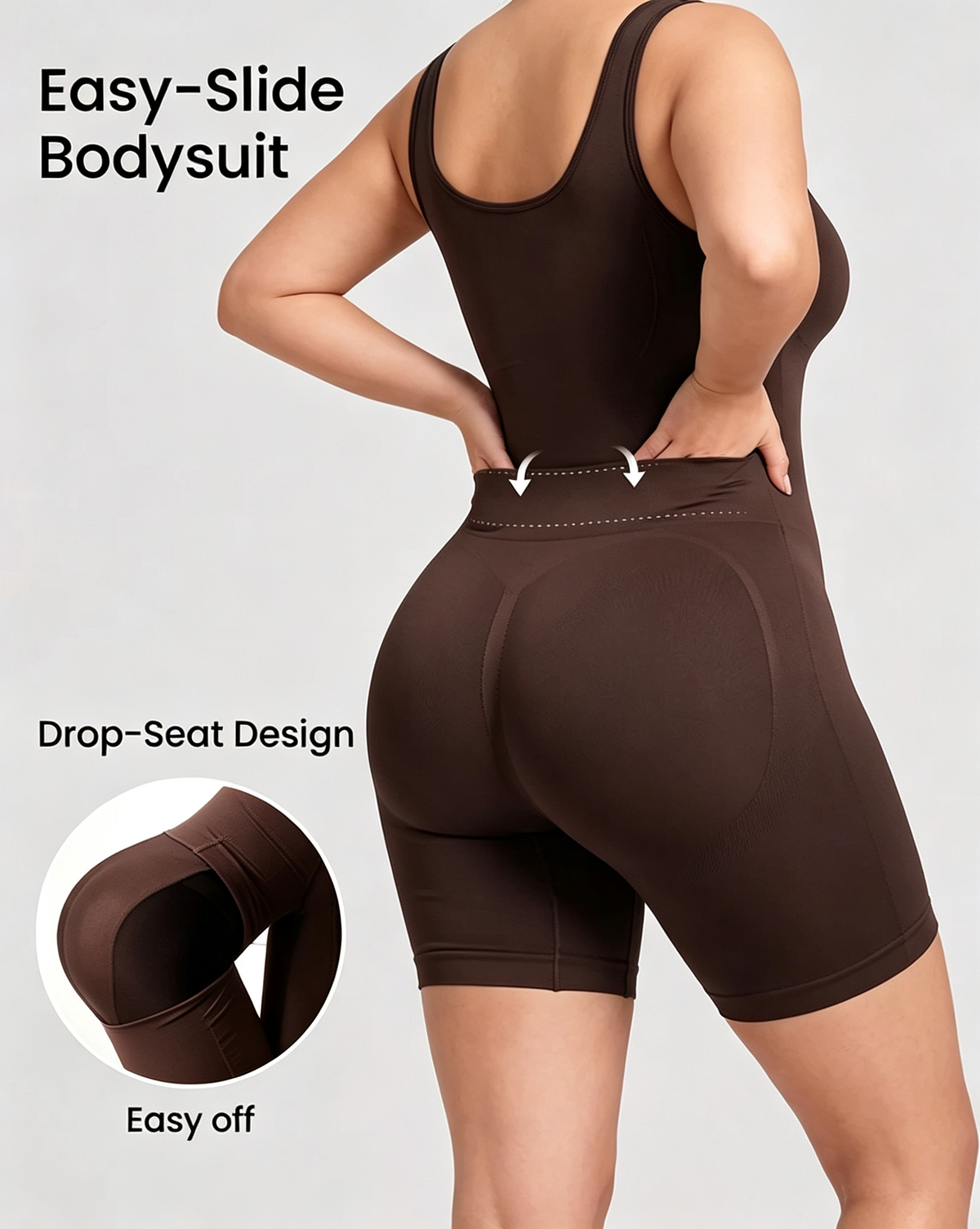 SculptEase™ Tummy Control Faja Bodysuit