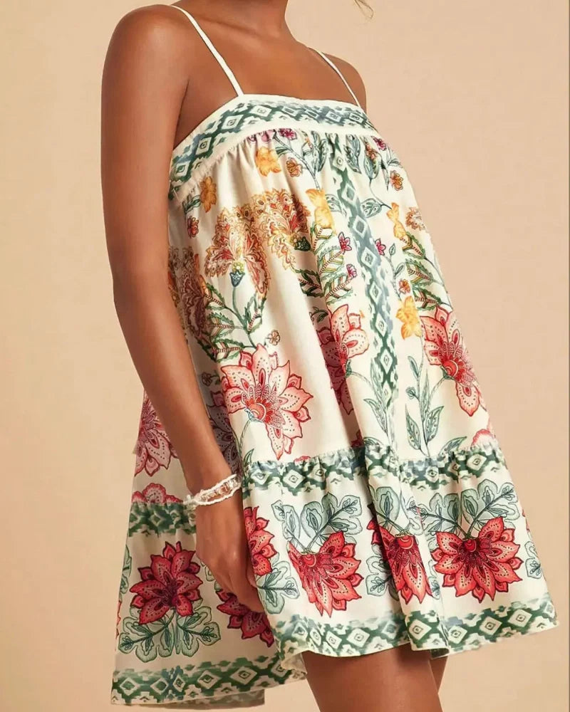 Boho Floral Summer Sundress
