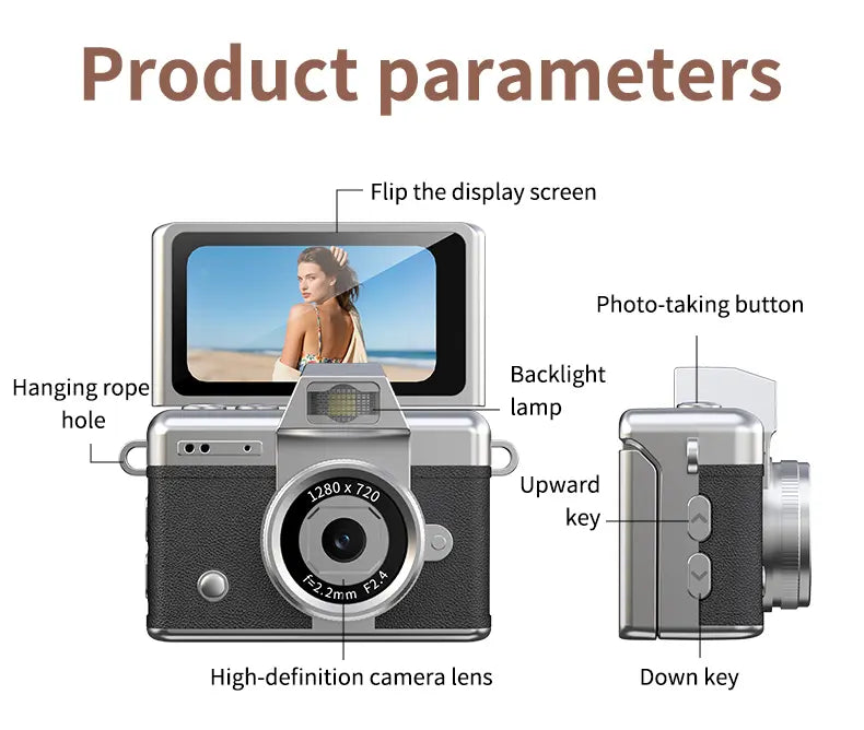 Mini Keychain Digital Camera 1080P HD