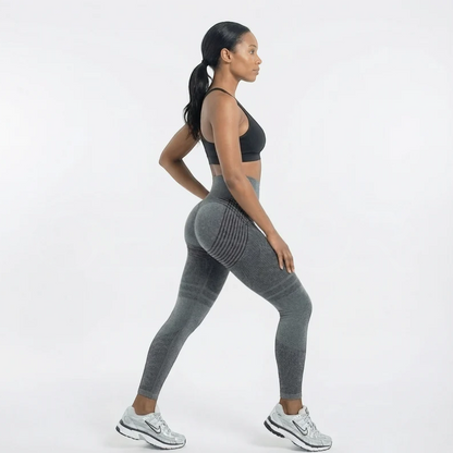 High Waisted And Hip Lifting Yoga Elastic Quick Drying Tight Pants