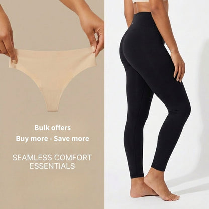 High-Rise Invisible Camel Toe Thong