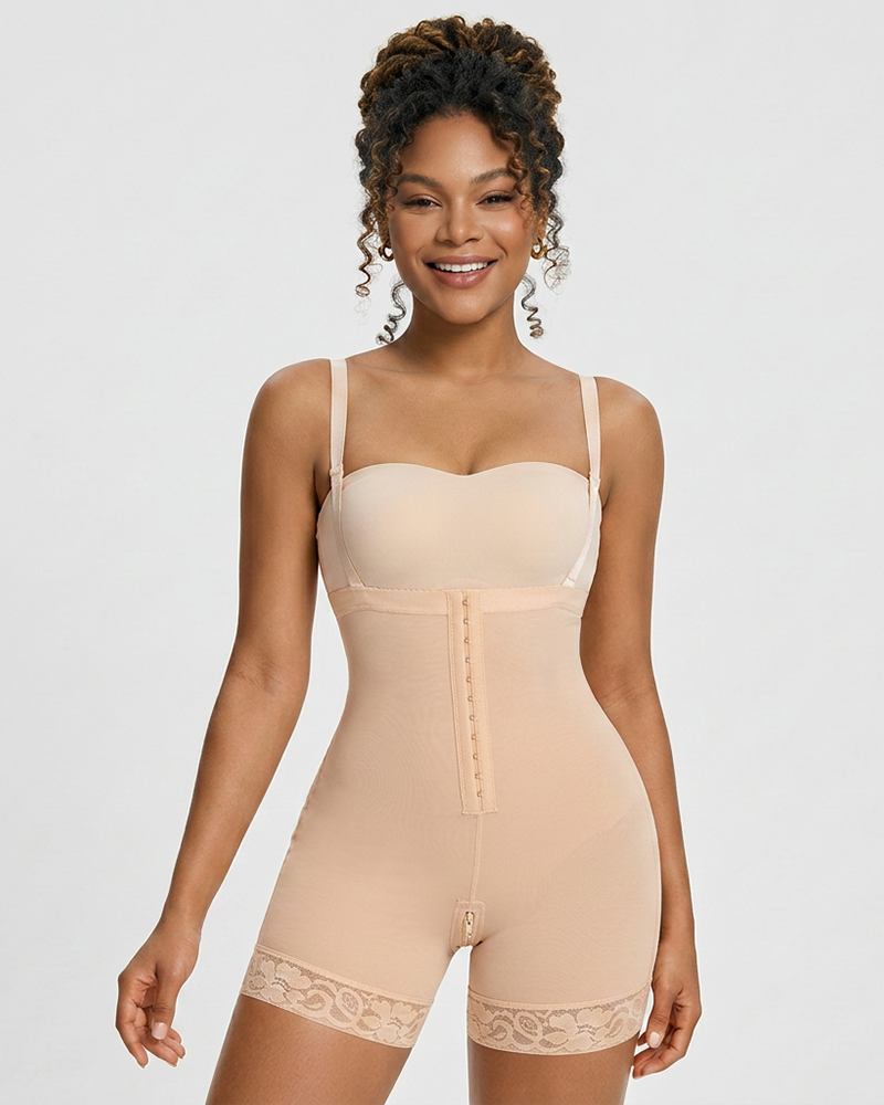 Tummy Control Butt Lifter Bodysuit BBL Fajas