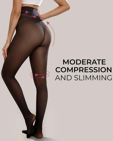 New model One-Seam Translucent Fleece Lined Tights