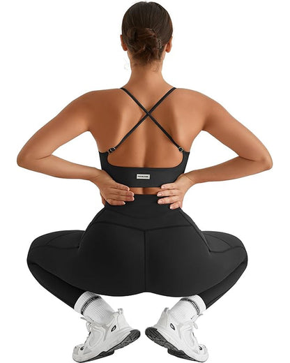 Curvyify High Waisted Butt Lifting Tummy Control Side Pocket Shaping Leggings (Buy 1 Get 1 Free)
