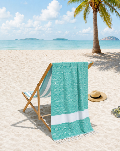 Buy 1 Get 2 Free – Lightweight Cotton Beach Towel | Bundle Only