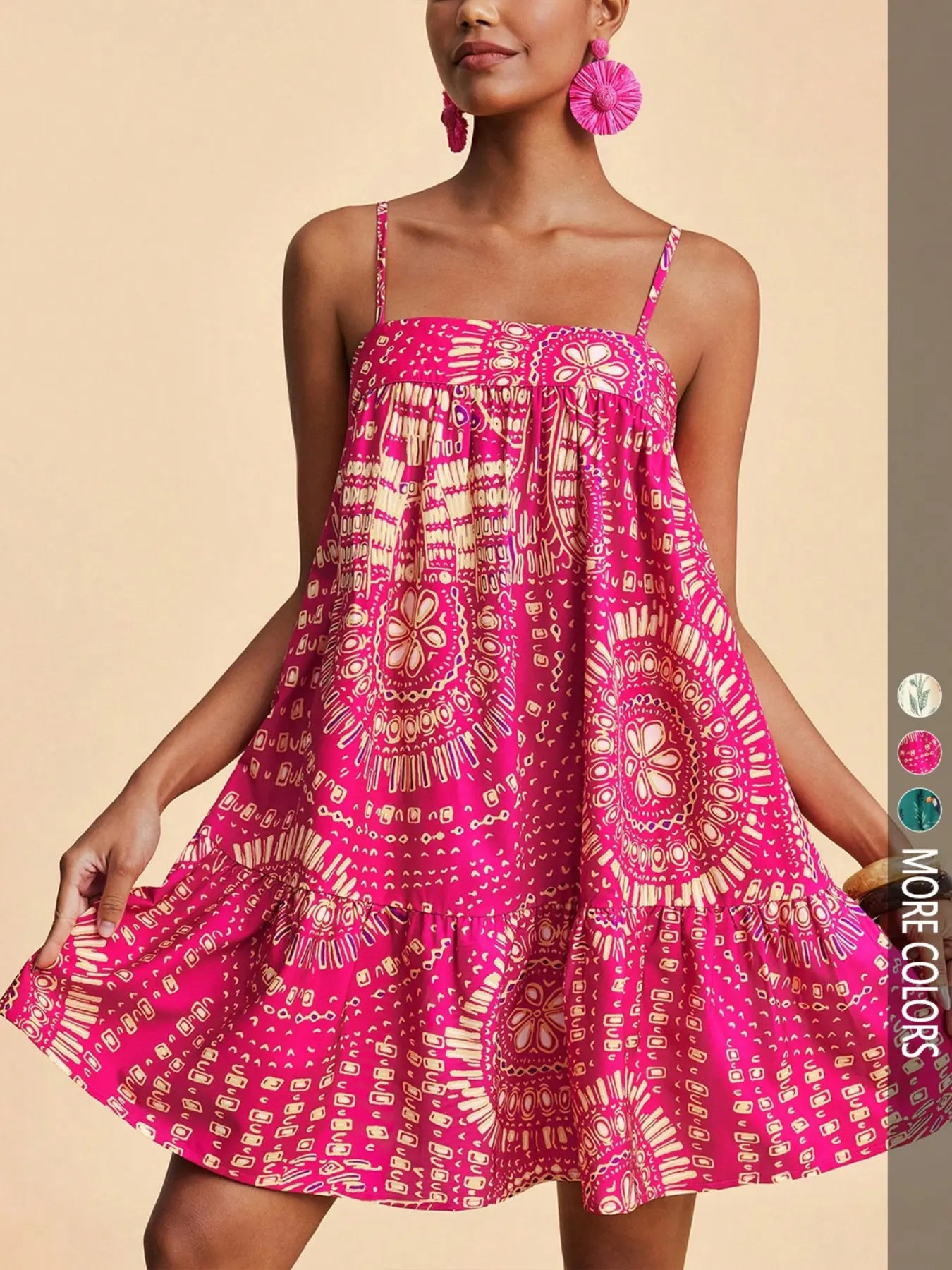 Boho Floral Summer Sundress