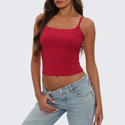 Women's Square Neck Cami Top - Chic & Versatile
