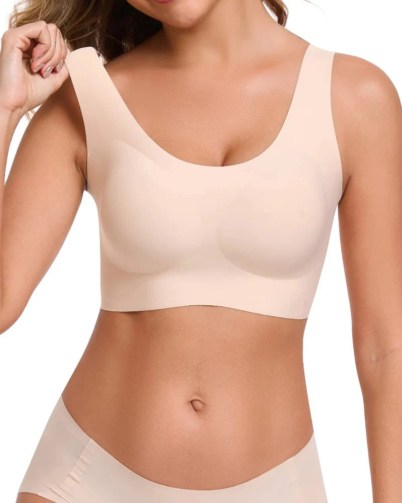 Seamless Wireless Full Coverage Bra – Soft & Breathable