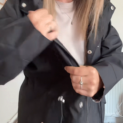 3-in-1 Plaid Waterproof Jacket for Women– Rain, Wind & Cold, All Covered
