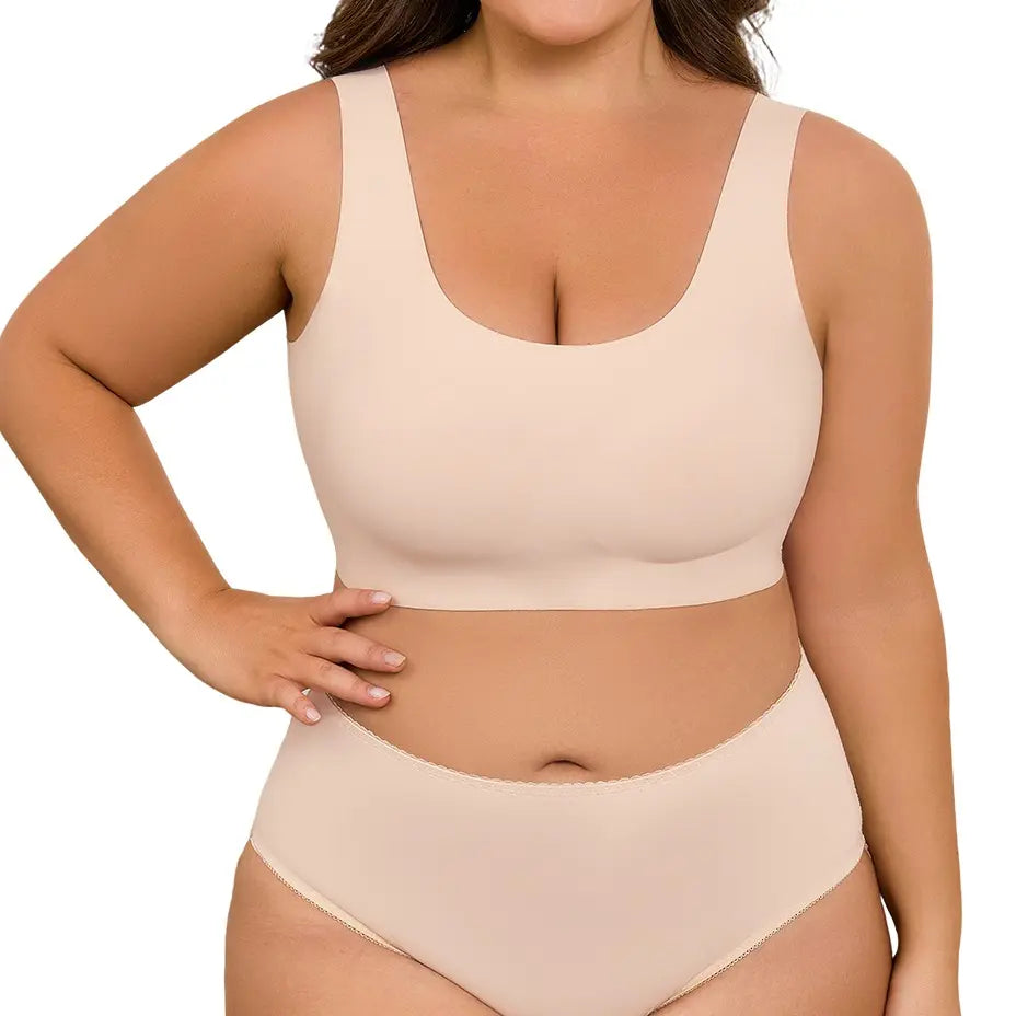 Seamless Wireless Full Coverage Bra – Soft & Breathable