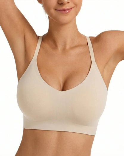 Women’s Lace Jelly Bralette – Wireless, Seamless & Padded
