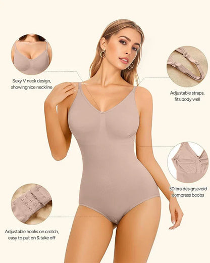 Comfortable tummy control with hip lifting and body shaping camisole shapewear