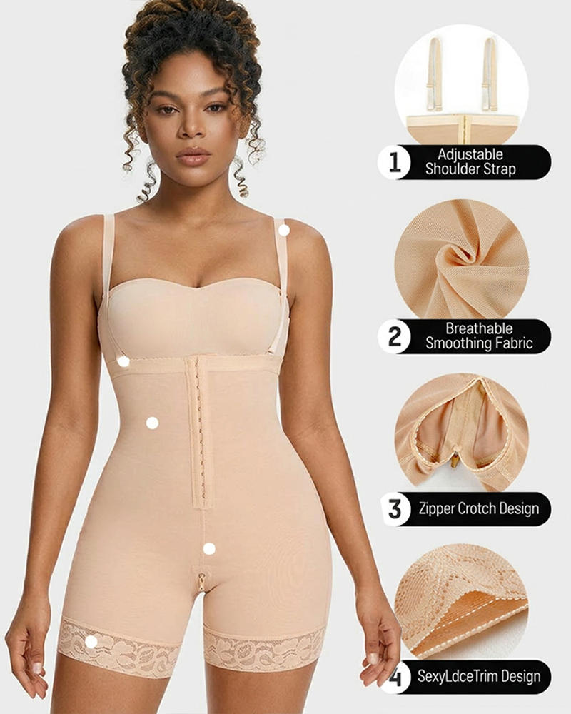 Tummy Control Butt Lifter Bodysuit BBL Fajas