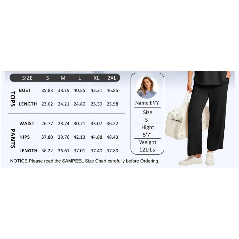 Women’s Two-Piece Set – Oversized Top & Wide-Leg Pants