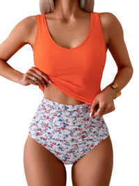 Orange Floral
