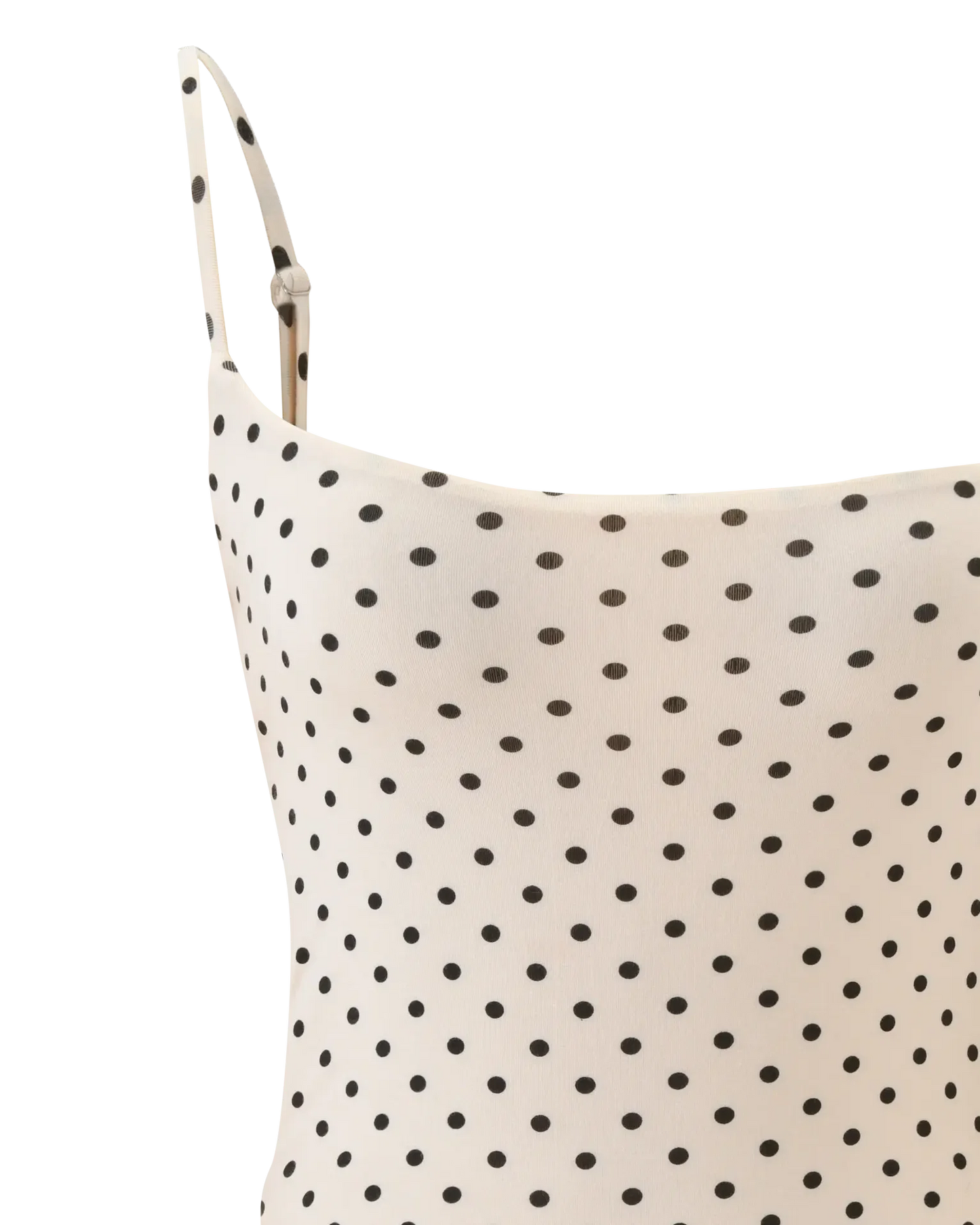 Polka Dot Cutout Backless Thong Bodysuit