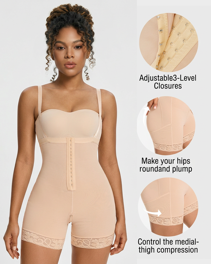 Tummy Control Butt Lifter Bodysuit BBL Fajas