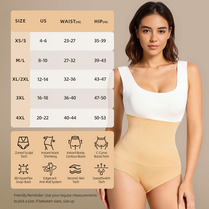 【Gravity-Defying】Women's Tummy Control Shapewear Panties Hi-Waist Body Shaper Comfy Tummy Control Cotton Underwear Slimming Briefs Compression Minimalist sexy