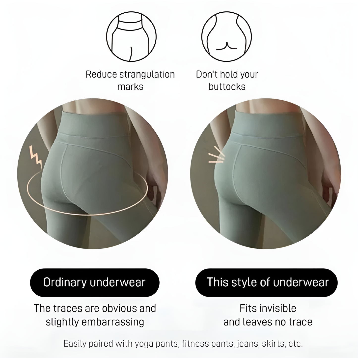 High-Waisted Tummy Support Underwear