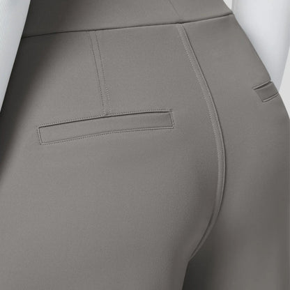 Flex High Waisted Pocket Straight Leg Work Pants