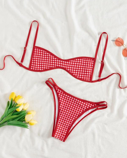 Two-Piece Set Women's Floral Print Bikini Set