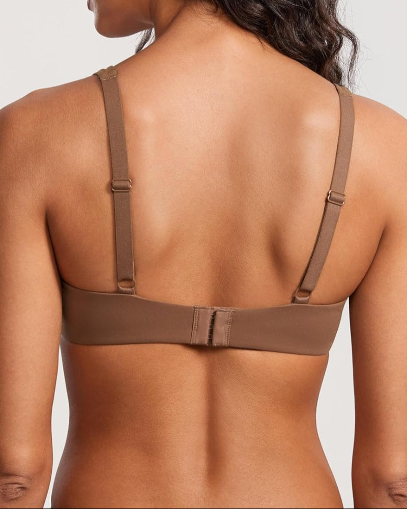 Seamless Unlined Balconette Bra for Women