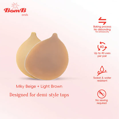 Push Up Sticky Bra Waterproof Reusable Travel Friendly