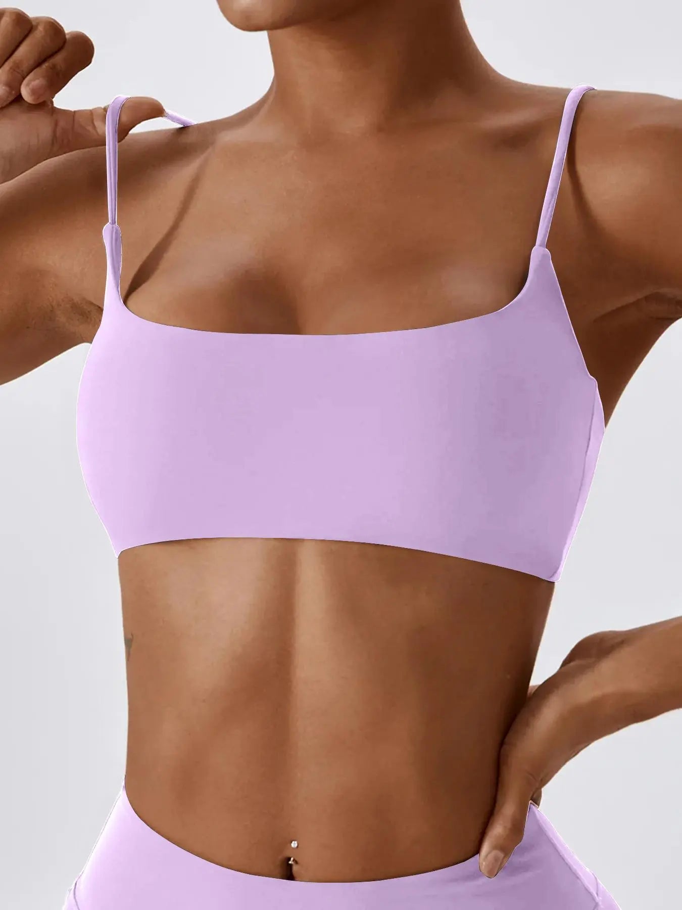 Women's Solid Wireless Sports Bra - Comfortable & Breathable
