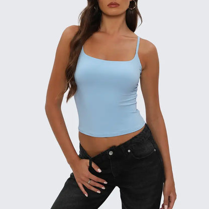 Women's Square Neck Cami Top - Chic & Versatile
