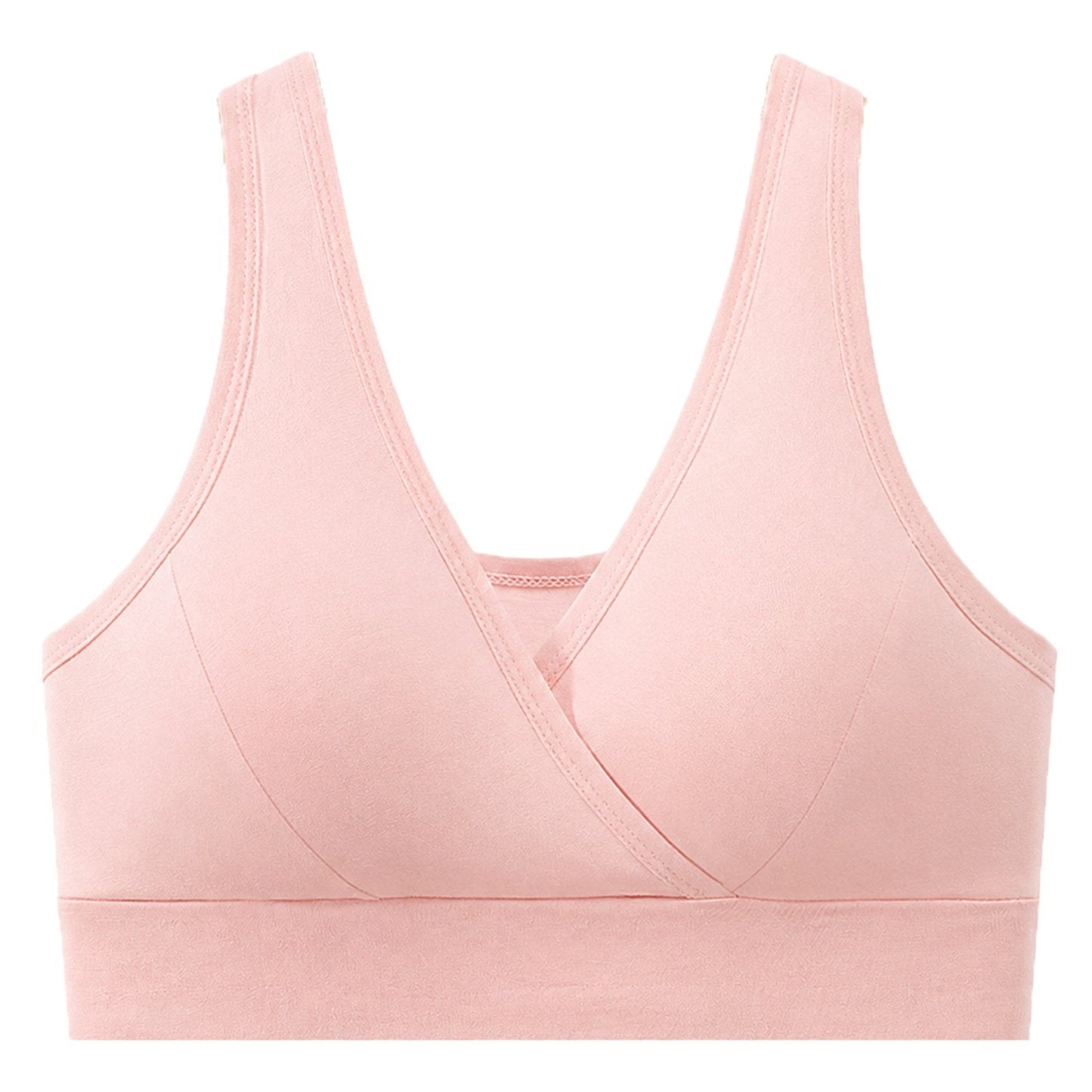 Women’s V-Neck Wireless Seamless Bra – Stretchy, Comfortable & Supportive