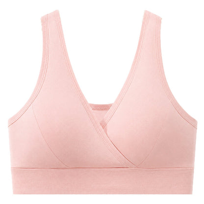 Women’s V-Neck Wireless Seamless Bra – Stretchy, Comfortable & Supportive