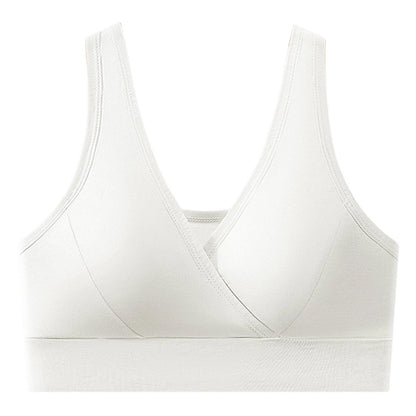Women’s V-Neck Wireless Seamless Bra – Stretchy, Comfortable & Supportive