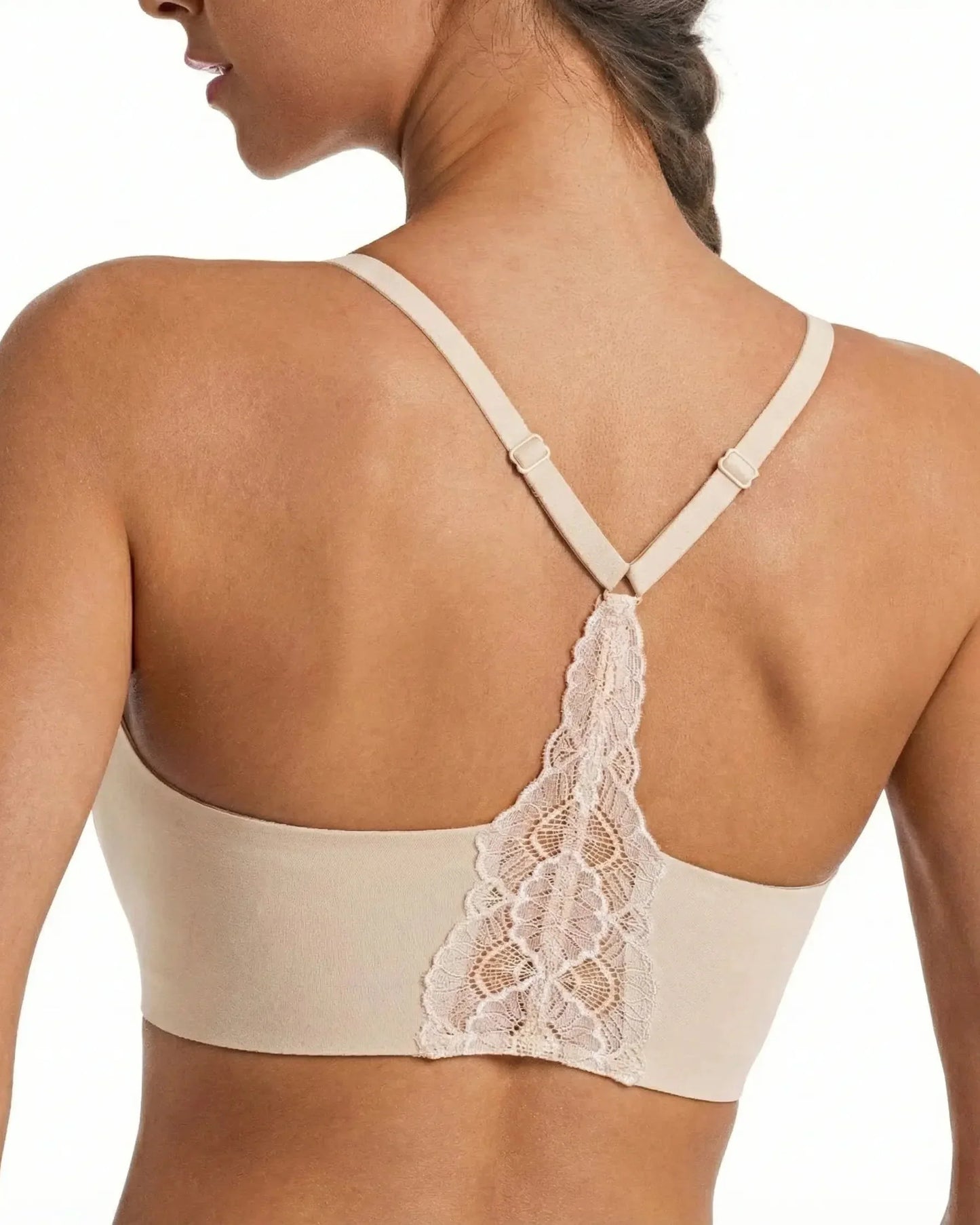Women’s Lace Jelly Bralette – Wireless, Seamless & Padded