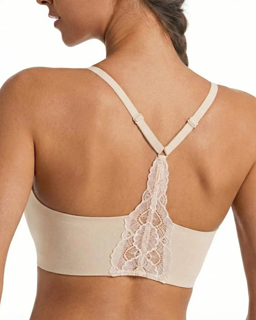 Women’s Lace Jelly Bralette – Wireless, Seamless & Padded