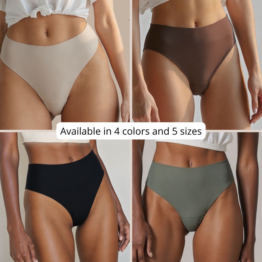High-Rise Invisible Camel Toe Thong