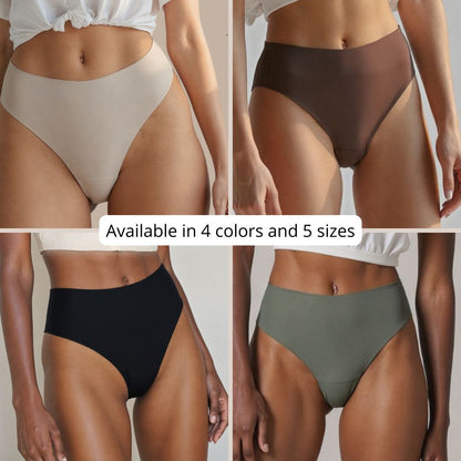 High-Rise Invisible Camel Toe Thong