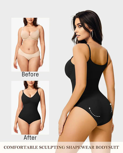 Comfortable tummy control with hip lifting and body shaping camisole shapewear