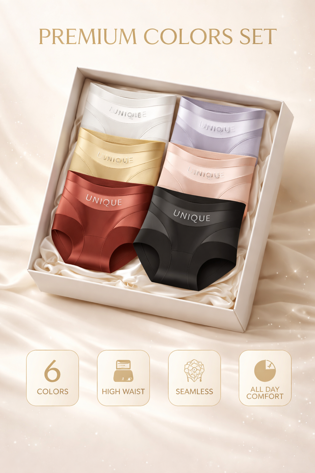 Seamless High-Waisted Tummy Control Boxer Briefs