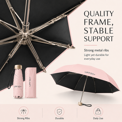 Portable Capsule Umbrella with Dual Purpose Design