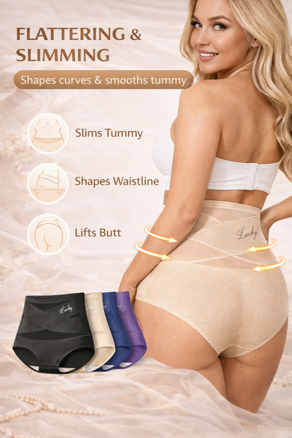 High-Waist Tummy Control Seamless Shaping Lucky Panties