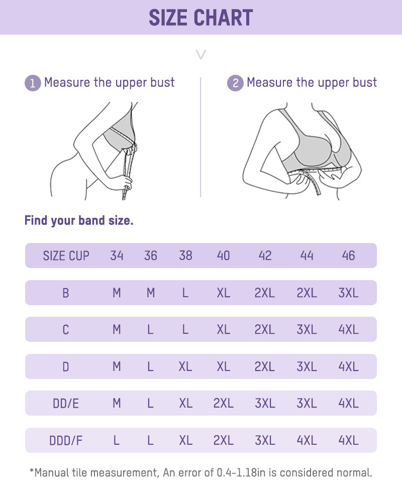 bombonds bra size chart