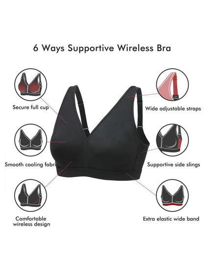 Nina Wireless Comfort Support Bra