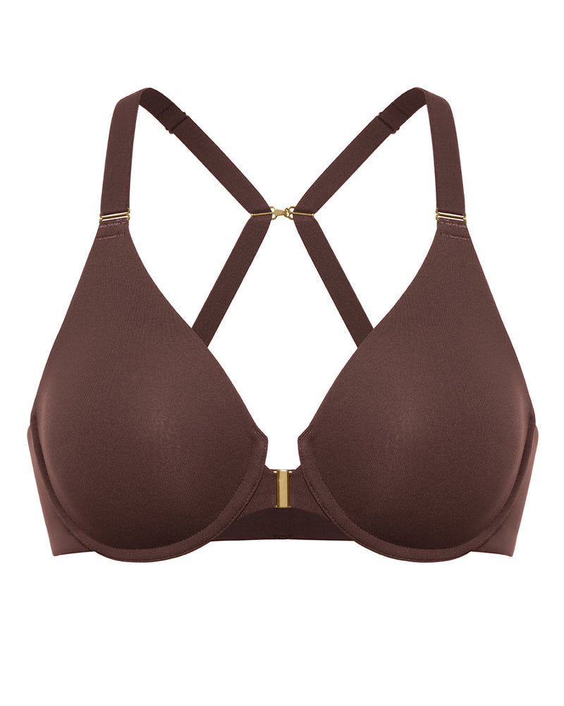 Convertible X-Back Front Closure Bra