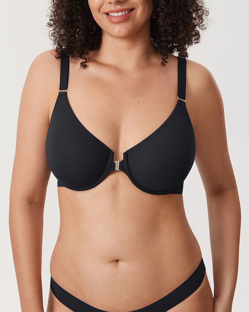 Convertible X-Back Front Closure Bra