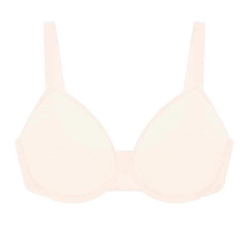 Zebra Wild Unlined Blue Underwire Mesh Bra Set