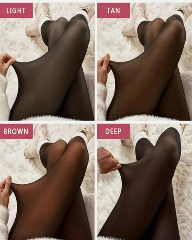 New model One-Seam Translucent Fleece Lined Tights