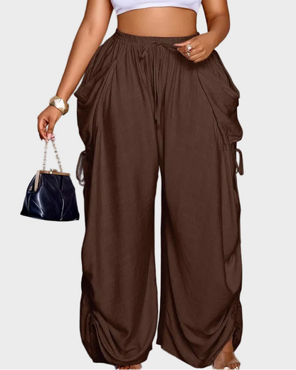 Women's Casual Loose-Fit Wide Leg Pants, All-Season