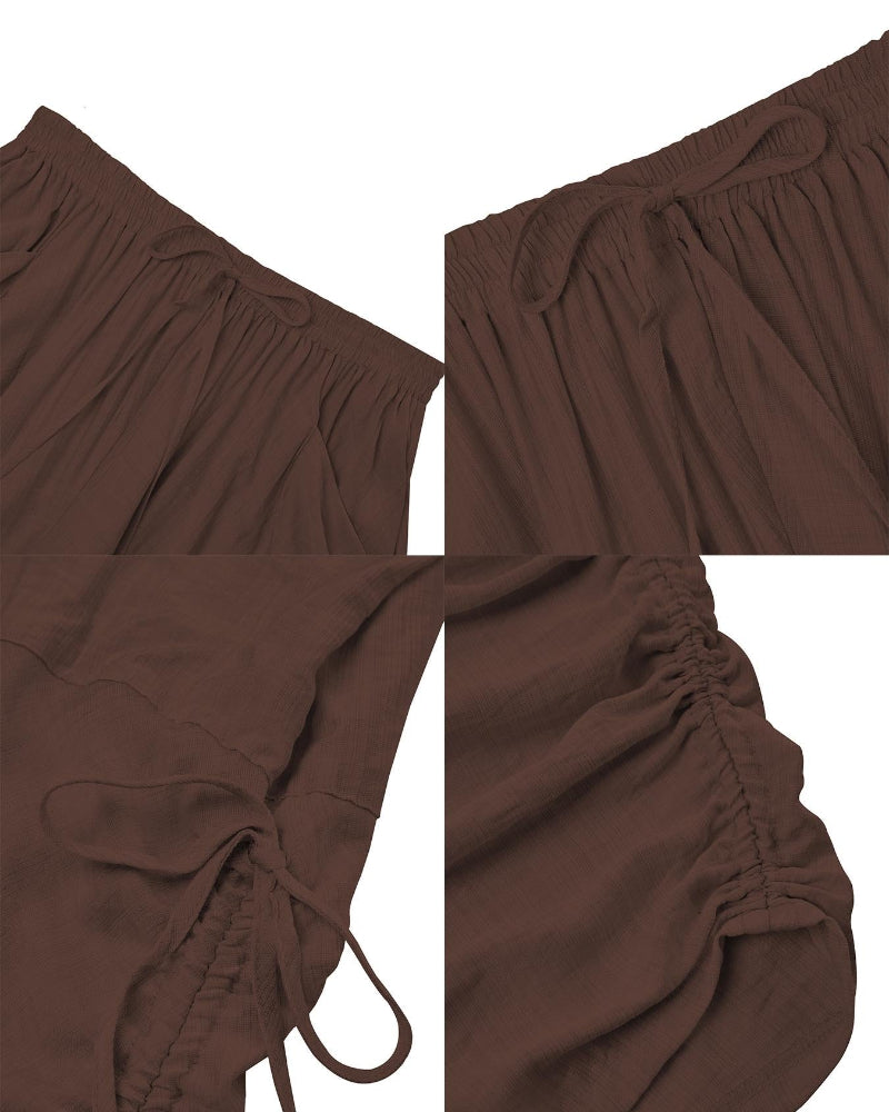 Women's Casual Loose-Fit Wide Leg Pants, All-Season
